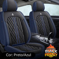 Capas de Banco Premium SportCar: Kit Completo Bancos Dianteiros e Traseiros + BRINDE HOJE (Descanço de Cabeça)