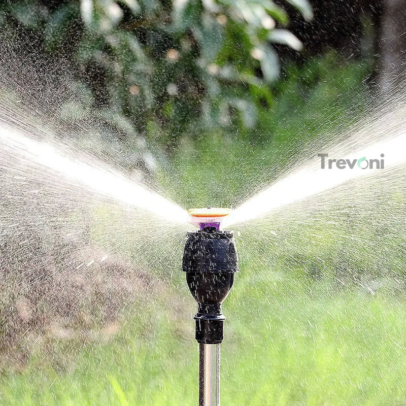 Aspersor Tripé Automático para Irrigação 360º - Máxima Eficiência e Pressão + BRINDE (Mang. Profissional de 15 Metros)