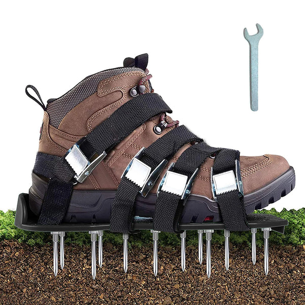 Bota Com pontas De Arejador De Gramado Com 5 Alças Ajustáveis