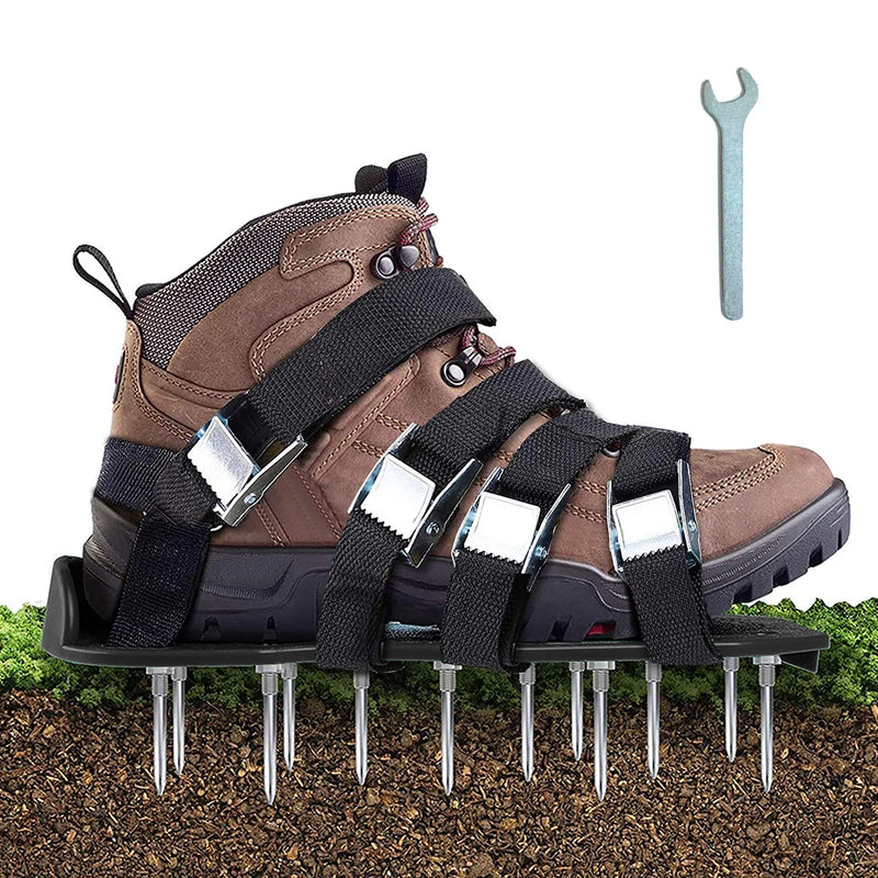 Bota Com pontas De Arejador De Gramado Com 5 Alças Ajustáveis