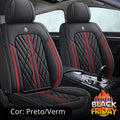 Capas de Banco Premium SportCar: Kit Completo Bancos Dianteiros e Traseiros + BRINDE HOJE (Descanço de Cabeça)